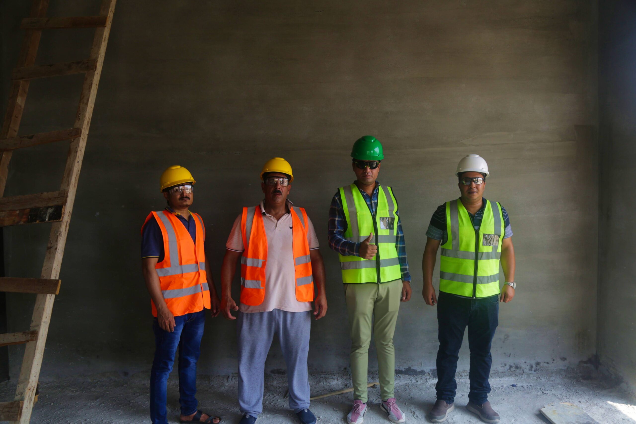 UBCC crew on site