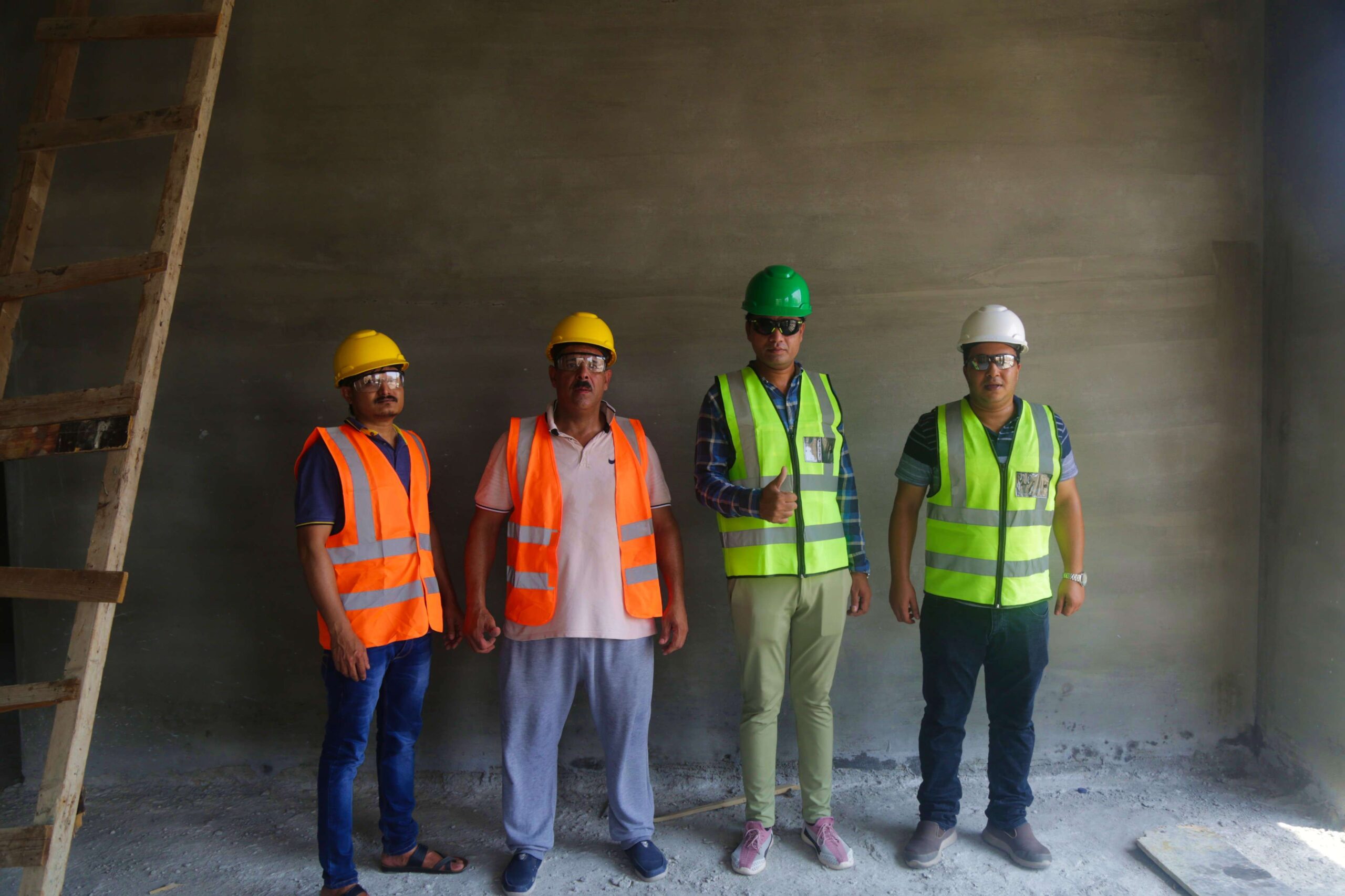 Steel fixing in progress